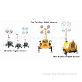 Trailer flood generator with light tower mobile lighting towers for sale FZMDTC-1000B